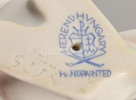 Herendi nyúl. Jelzett, hibátlan, m: 10 cm