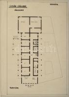 ca 1910-1930 Szováta fürdővel kapcsolatos tervek térképek:
A tétel a Szovátán található István, Hun...