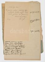 ca 1880 Pór Antal. (1834-1911) történész, politikus, egyházi író, kanonok. autográf levele ill. több levelének fogalmazványa. A tétel tartalmaz m?g P.A.-hoz többek között Knauz Nándor történetíró által irt leveleket, újságcikkeket ill.P?r Antalrol irt emlékbeszédet /kb 20 irat/