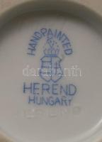 Herendi D'or Blue mintás talpas kisváza. Jelzett, minimális kopással, m: 7,5 cm