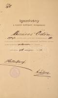 1906-36 Mészáros Ödön iskolaigazgató (1887-1965) (később parlamenti képviselő, később a győri 1956-o...