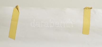 2014 A plebejus herceg, filmplakát, papír, feltekerve, gyűrődésekkel, lapszéli apró szakadásokkal, á...