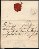 1848 Portós levél / Unpaid cover "NESZMÉLY" - Ofen