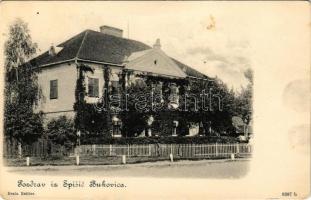 Bakva, Spisic Bukovica; Pozdrav. Braia Reitter / ház / house (fl)