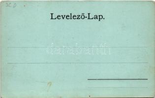 1899 Ipolyság, Sahy; Árvíz 1899-ben, este holdfényben. Kanyó A. kiadása / flood in 1899, at night in...