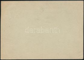 Ungvár 1945 Felülnyomott tábori posta levelezőlap 60f bélyeggel
Signed: Bodor