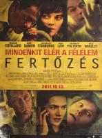 2011 Fertőzés, filmplakát, papír, feltekerve, hajtásnyomokkal, 98x68 cm