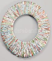 Bukrán Edit (1957-): Képkeret, Mázas kerámia, jelzett, apró lepattanással ami csak hátulról látszik,...