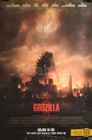 2014 Godzilla. Filmplakát, papír, feltekerve, gyűrődésekkel, 98x68 cm