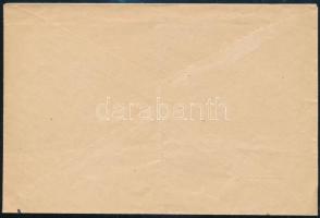 1945 jan. 5 Hivatalból díjátalányozott szükségragjegyes ajánlott levél Hódmezővásárhelyről Szegedre