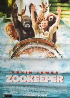 2011 Zookeeper (gondozoo). Filmplakát, papír, feltekerve, hajtásnyomokkal, apró lyukakkal, lapszéli apró gyűrődésekkel, 98x68 cm