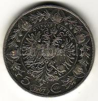 Ausztria 1907 5K ezüst T:2/3