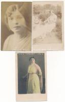 10 db RÉGI fotólap / 10 pre-1945 photo postcards