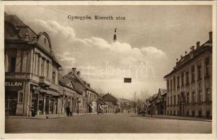 Gyöngyös, Kossuth utca, üzletek, kifőzde