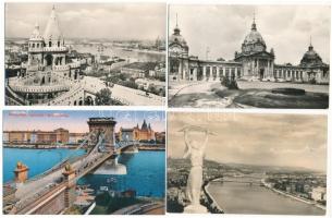 BUDAPEST - 42 db MODERN város képeslap / 42 modern town postcards