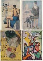 23 db MODERN reprint művész képeslap: Klimt, Picasso, Csontváry stb. alkotásai / 23 modern reprint art postcards