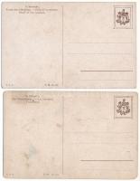 2 db RÉGI S. Solomko művészlap / 2 pre-1945 art postcards s: S. Solomko