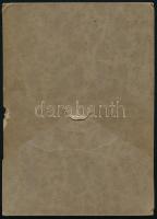 cca 1920 Amerikai esküvői fotó, Whiting Photo Studio (Whiting, Indiana, USA), eredeti díszmappában, ...