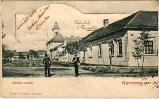 1902 Karcag, Rózsa utca. Sződi S. kiadása (EK)