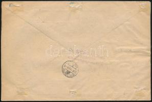 1938 Ajánlott levélen Szent István blokk alkalmi bélyegzéssel / Mi block 4 on registered cover