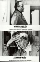 cca 1989 előtt készült, "Gyilkos a tetőn" című svéd film jelenetei és szereplői, 11 db vin...