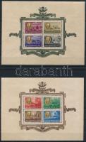 1947 Roosevelt blokk pár (60.000) (gumihibák, rozsdapöttyök / gum disturbance, stain spots)