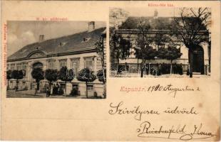 1910 Kapuvár, M. kir. adóhivatal, Klima-féle ház. Buxbaum József kiadása (fl)