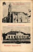 1902 Kapuvár, Római katolikus templom, leánynevelde és kisdedóvoda. Buxbaum József kiadása (Rb)