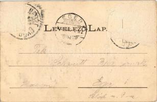 1902 Kapuvár, Római katolikus templom, leánynevelde és kisdedóvoda. Buxbaum József kiadása (Rb)