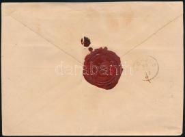 1889 Ajánlott levélen Színesszámú 20kr 11 1/4 fogazással