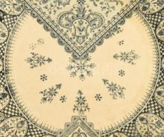 Fischer Ignác "Emma" mintás 8 darabos tál készlet. Jelzett, pár darabon bebarnult mázzal, ...