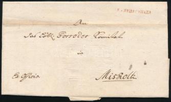 1782 Ex offo "NYIREGYHÁZA" - Miskolcz (Gudlin 400 p)