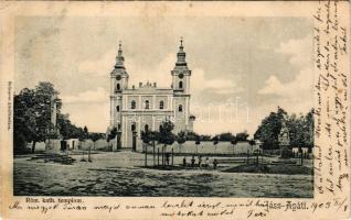 1903 Jászapáti, Római katolikus templom. Brünauer Adolf kiadása (EK)