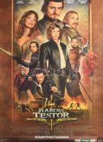 2011 A három testőr, filmplakát, papír, feltekerve, lap alján hajtásnyommal, lapszéli néhány kevés apró gyűrődéssel és szakadással, 98x68 cm