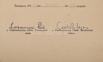 1953-1981 Vegyes szocialista kitüntetés adományozó oklevelek (Szocialista Hazáért Érdemrend, Bányász...