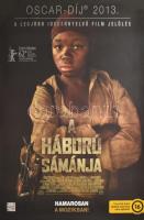 2012 A háború sámánja, filmplakát, papír, feltekerve, lapszéli kisebb szakadással, 98x68 cm