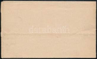 1872 Réznyomat 2kr elfogazva levélen / 2kr with shifted perforation on cover "(PE)ST / LIPÓTVÁR...