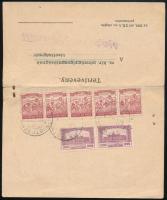 1925 Tértivevény 2.500K bérmentesítéssel / Retour recepisse