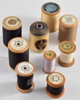 8 darab fa spulnis cérna + Postgarn cérna