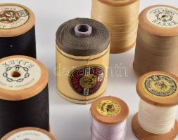 8 darab fa spulnis cérna + Postgarn cérna