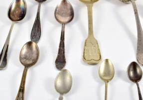 14 darab klf régi kanál, fűszerkanáltól az evőkanálig