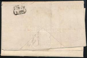 1830 Portós levél "OROSHAZA" - PESTH (Gudlin 150 p)