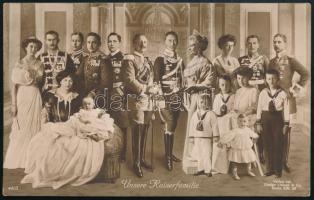 1914 Budapest helyi képeslap levélzáróval / Local postcard with label