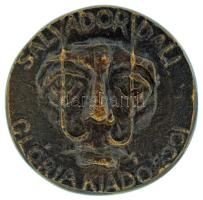 2001. "Faludy György / Salvador Dali - Glória Kiadó 2001" kétoldalas, öntött bronz emlékér...