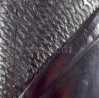 Faragott fa női fej, 18x9 cm