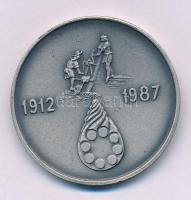 Pócsik István (1933-) 1987. "A ,,December 4'' Drótművek 75 éves / 1921-1987" két...