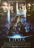 2011 Thor (Marvel), filmplakát, papír, feltekerve, kisebb gyűrődésekkel, apró lapszéli szakadásokkal, 98x68 cm