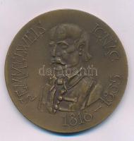 Kiss Nagy András (1930-1997) DN "Semmelweis Ignác 1818-1865" kétoldalas bronz emlékérem (60mm) T:AU,XF