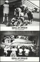 cca 1989 előtt készült, "Indul az űrhajó" című szovjet film jelenetei és szereplői, 13 db ...