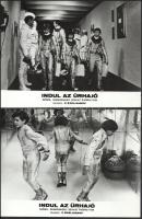 cca 1989 előtt készült, "Indul az űrhajó" című szovjet film jelenetei és szereplői, 13 db ...